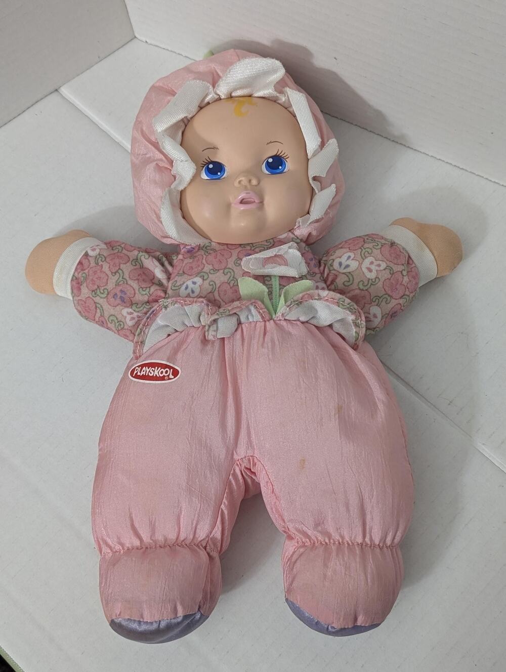1999 Playskool My Very Soft Baby Doll Girl With Squeaker